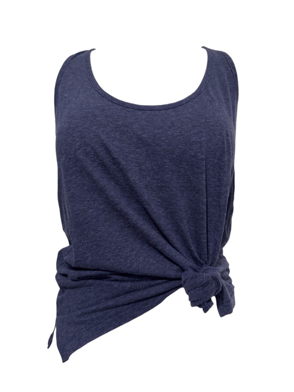 J. Crew Jeans Scoop Neck Tank Top in Heathered Blue Size Medium